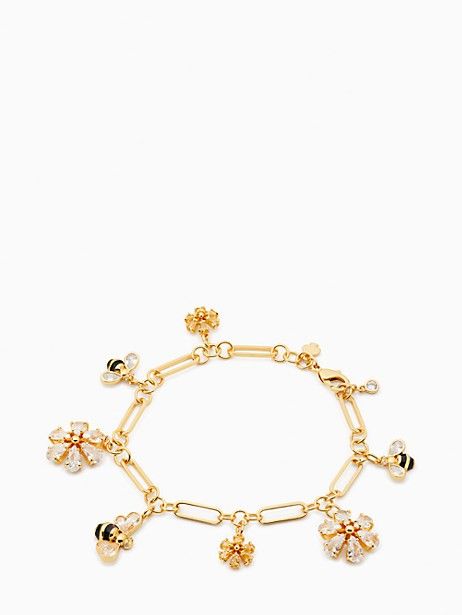 all abuzz stone bee charm bracelet | Kate Spade Outlet