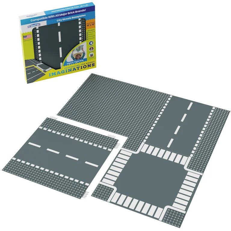 Gray Starter Baseplate 4-Pack | Walmart (US)