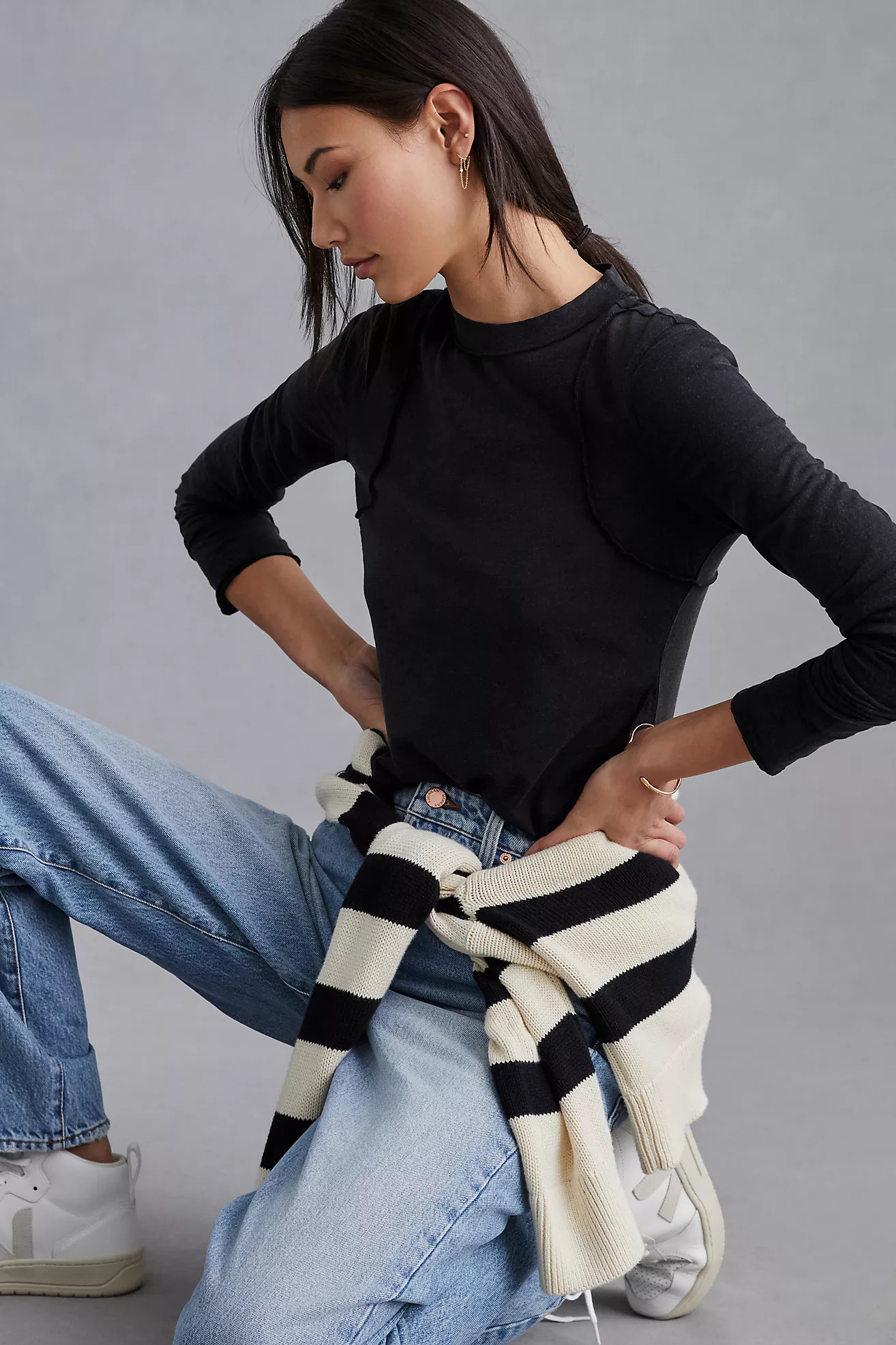 Pilcro Reconstructed Racer Tee | Anthropologie (US)