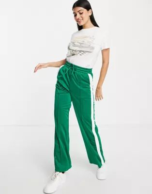 Monki tracksuit pants in green - part of a set | ASOS (Global)