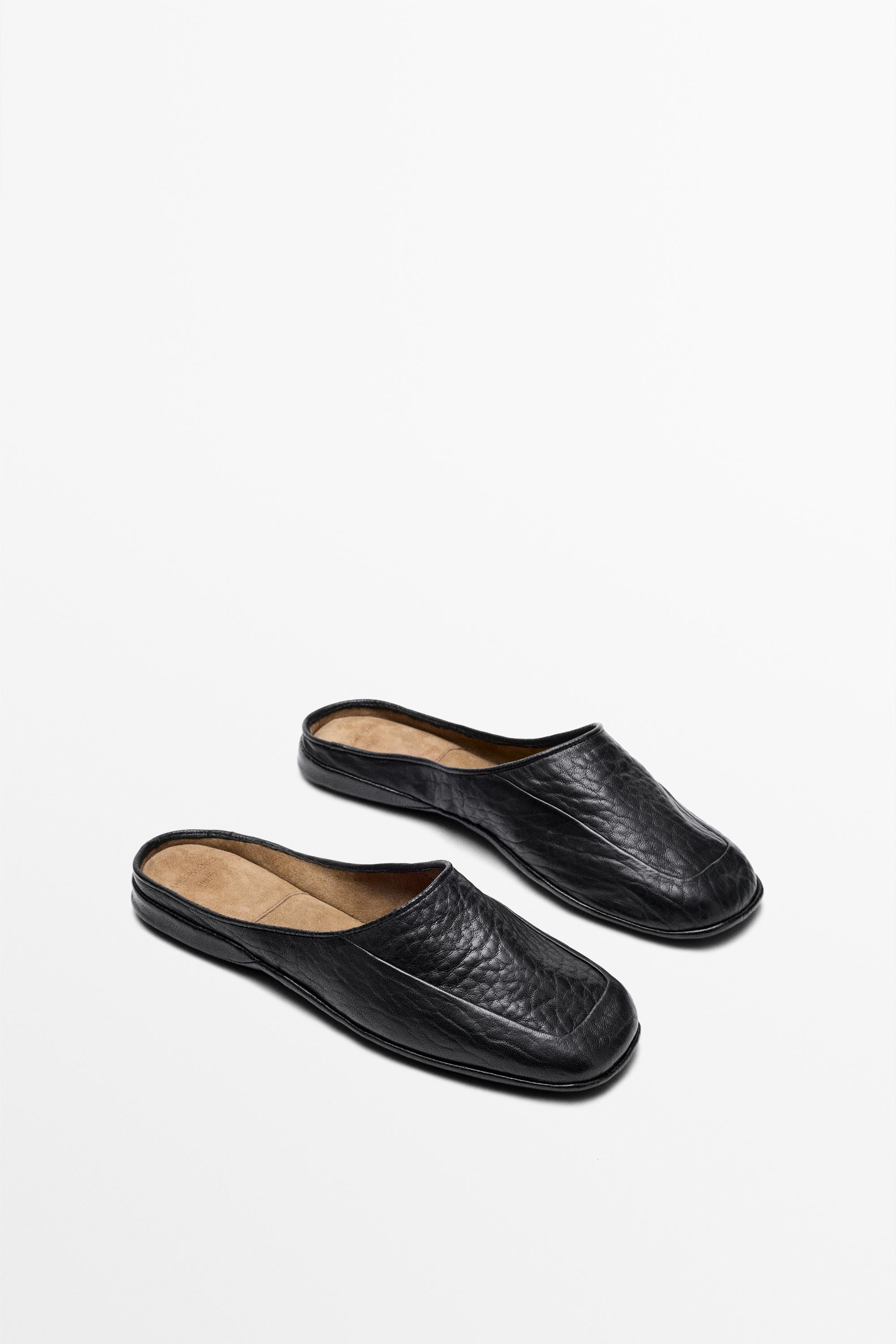 Soft leather mules - STUDIO | Massimo Dutti UK