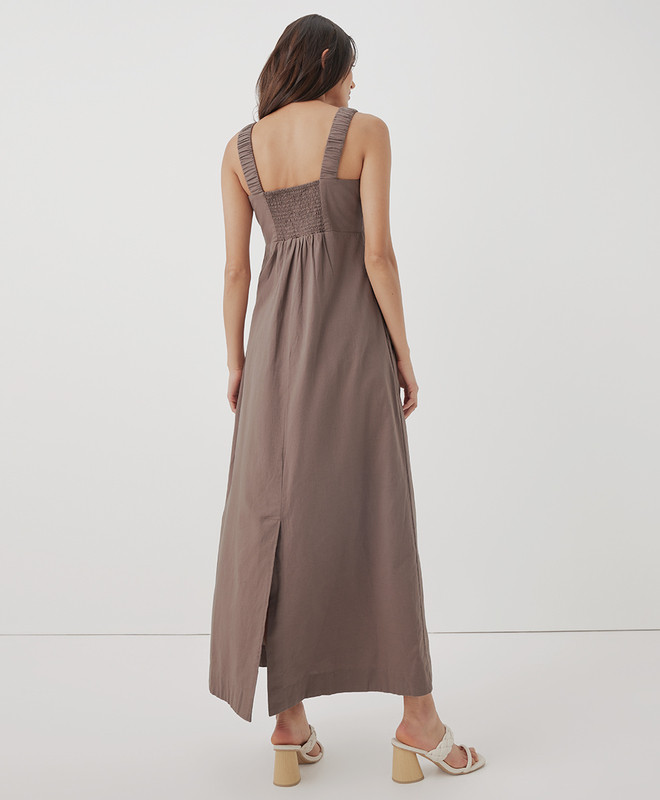 Women’s Canopy Linen Blend Tank Dress made with Organic Cotton | Pact | Pact Apparel