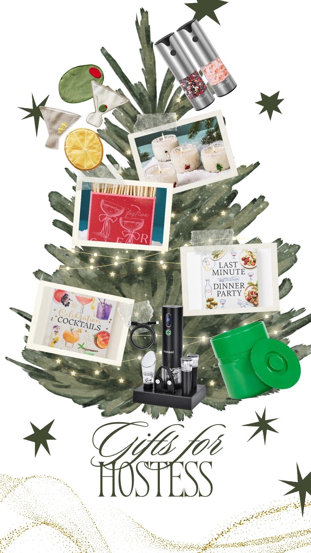 gifts for the hostess with the mostess!

host gifts, home gifts, cook book, drink reciepe, wine chiller, wine opener, electric salt and pepper 

 #LTKCyberWeek #LTKGiftGuide #LTKSaleAlert