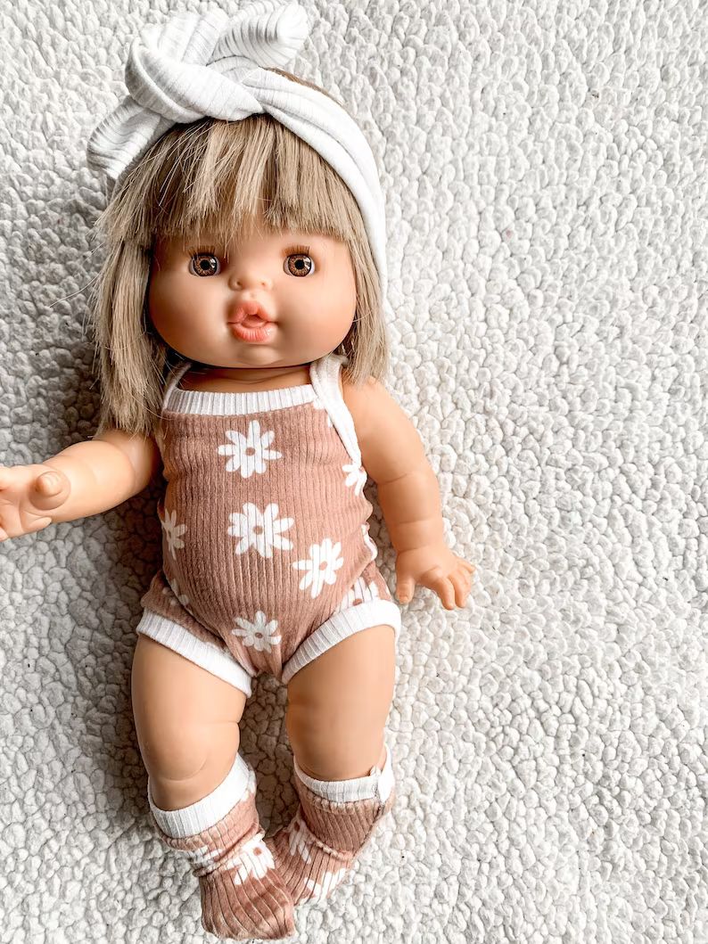 groovy floral cami romper- minikane doll outfit - minikane doll - minikane doll romper - cami rom... | Etsy (US)