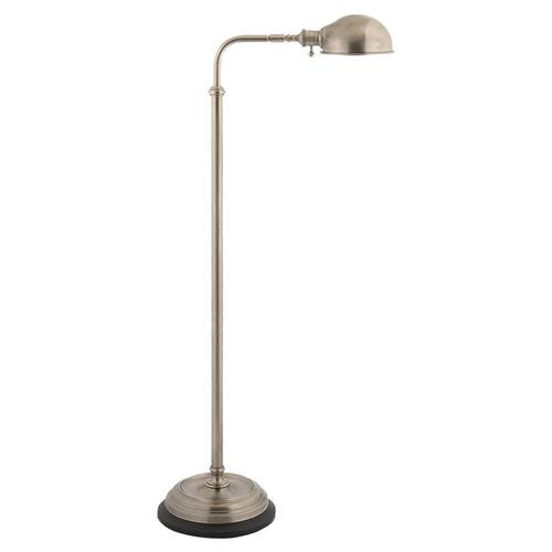 Visual Comfort Apothecary Modern Antique Nickel Floor Lamp | Kathy Kuo Home
