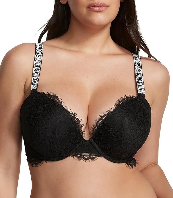 Victoria's Secret Very Sexy Push Up Bra, Adds 1 Cup, Shine Strap, Bras for Women (32A-38DD) | Amazon (US)