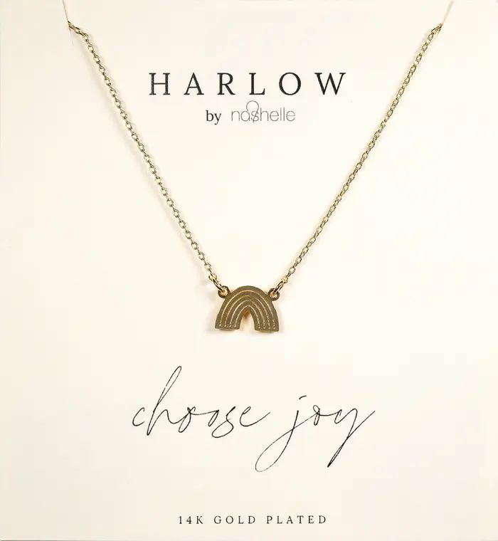 Nashelle HARLOW by Nashelle Rainbow Boxed Necklace | Nordstrom | Nordstrom