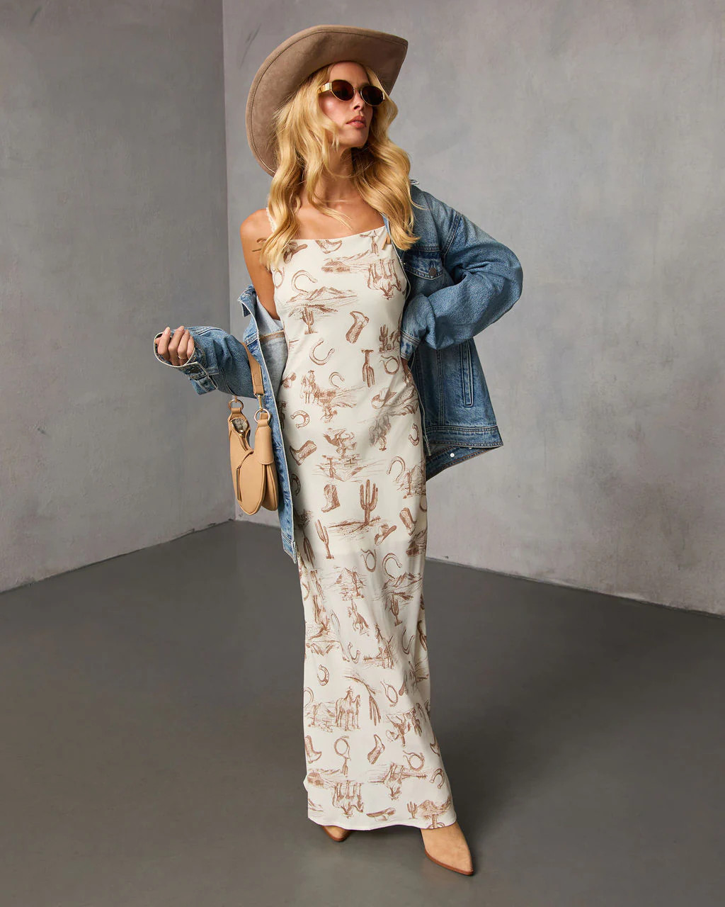 Bronco Breeze Western Print Maxi Dress | VICI