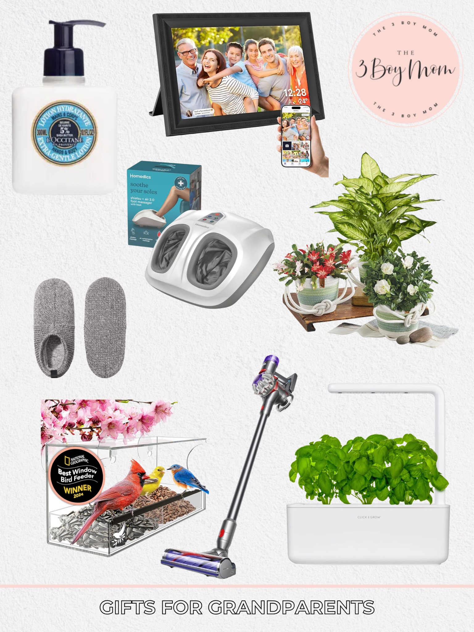 Gifts for grandparents 

Christmas Gift Ideas for grandma gift guide for her, gift guide, gift ideas, gifts for mom, sister gifts, best friend gifts, sister gift guide, gift guide for best friend, Christmas gifts for her, her gift guide, stocking stuffers for her, women stocking stuffers, under $50, nana gifts, grandparents gifts, gifts from grandkids, Gifts for Grandparents, cordless vacuum, herb garden, plant subscription, foot massager, picture frame, lotion, socks, bird feeder

#LTKHoliday #LTKSeasonal #LTKGiftGuide