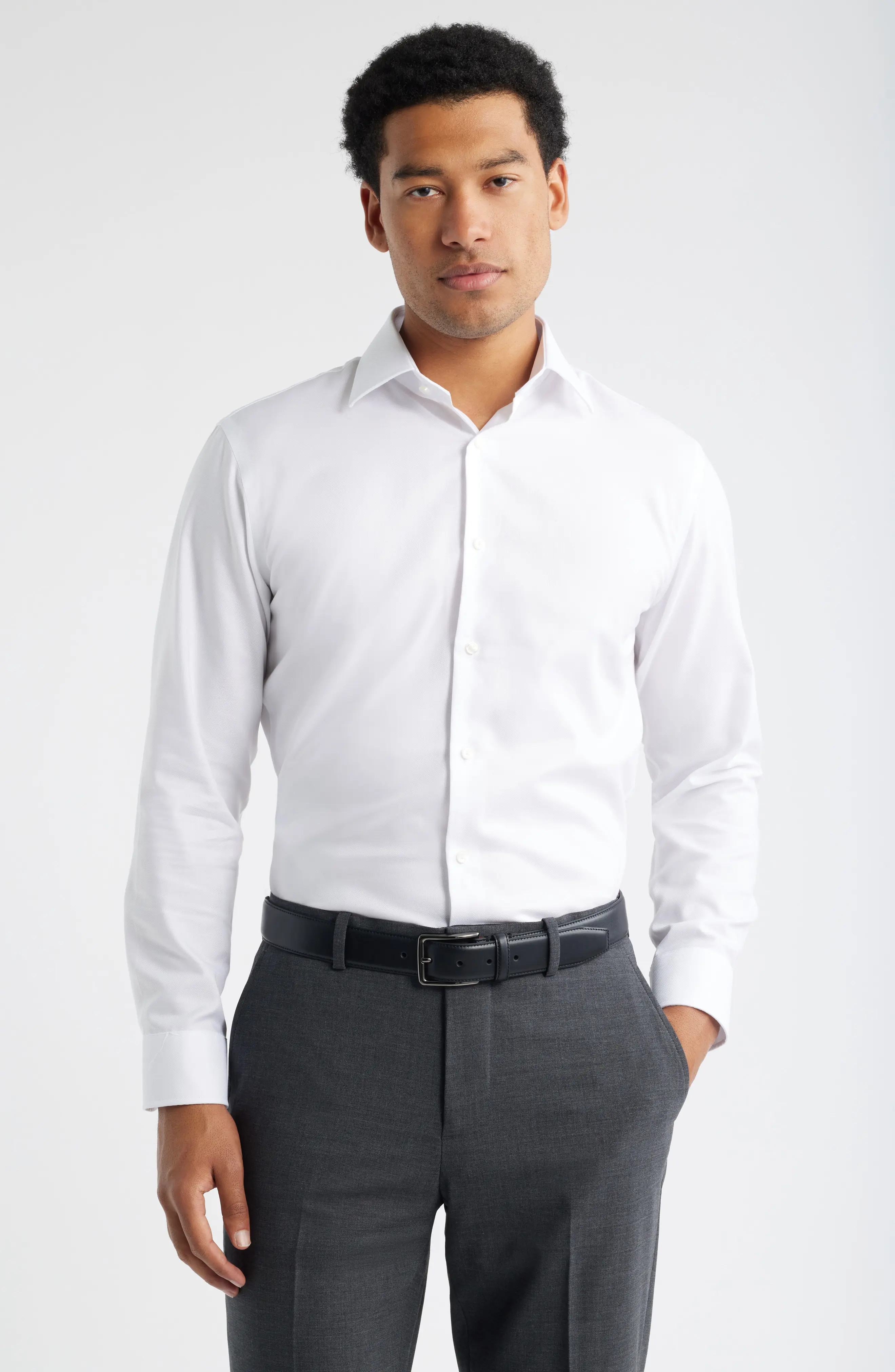 Nordstrom Trim Fit Royal Oxford Dress Shirt (Men) | Nordstrom | Nordstrom