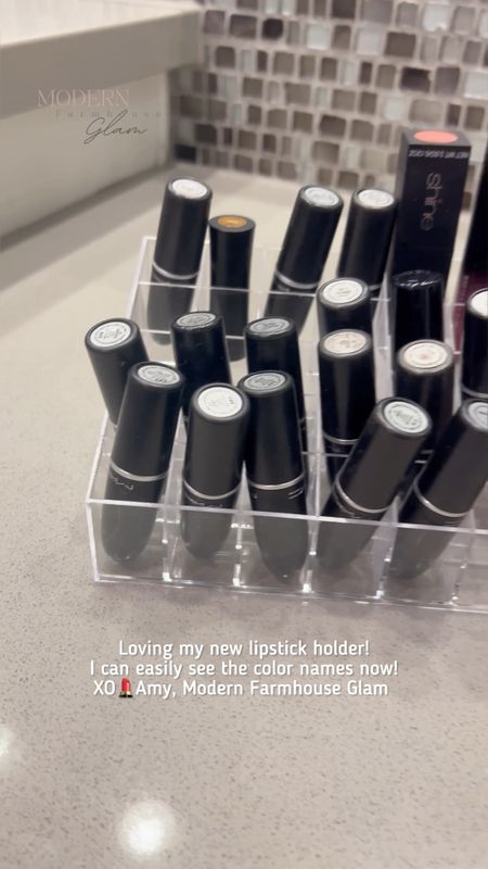 Loving my new lipstick holder! I can easily see the color names now. Amazon find at Modern Farmhouse Glam. $12 



#LTKbeauty #LTKfindsunder50 #LTKhome