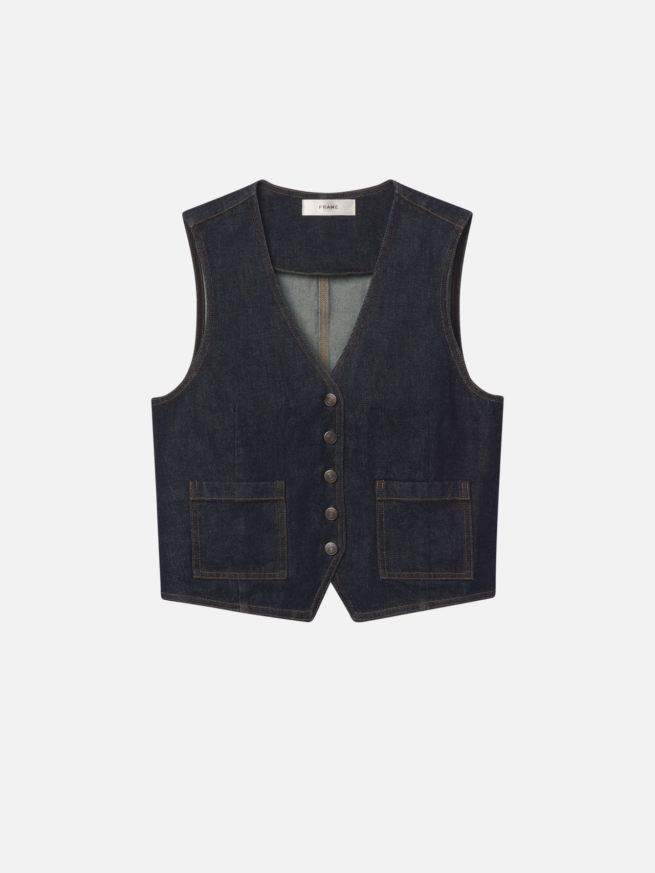 THE DENIM VEST RINSE | Frame Denim