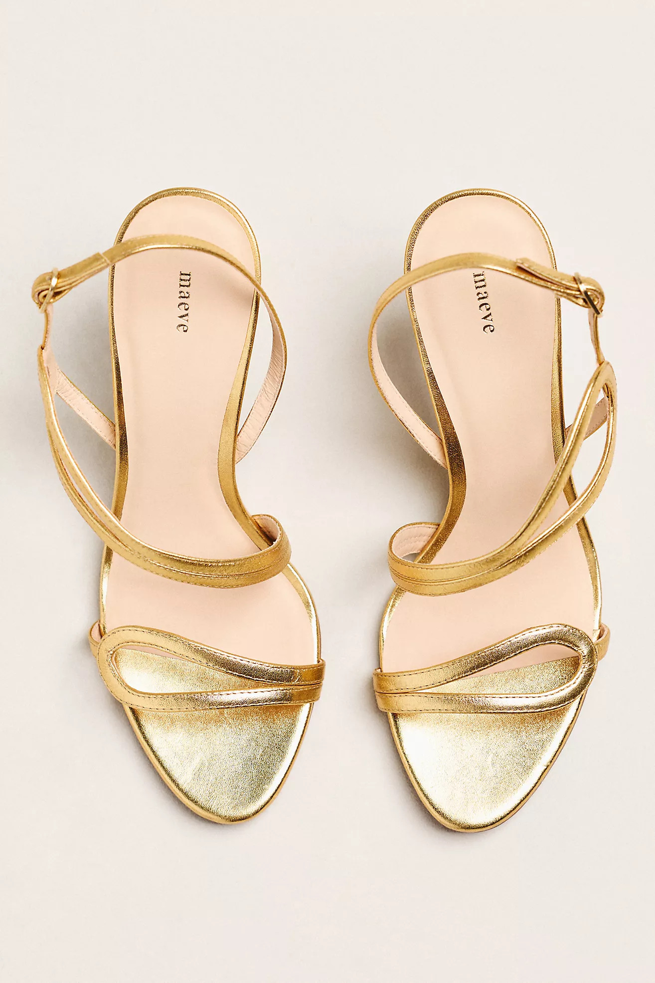 Maeve Loopy Ankle Wrap Heels | Anthropologie (US)