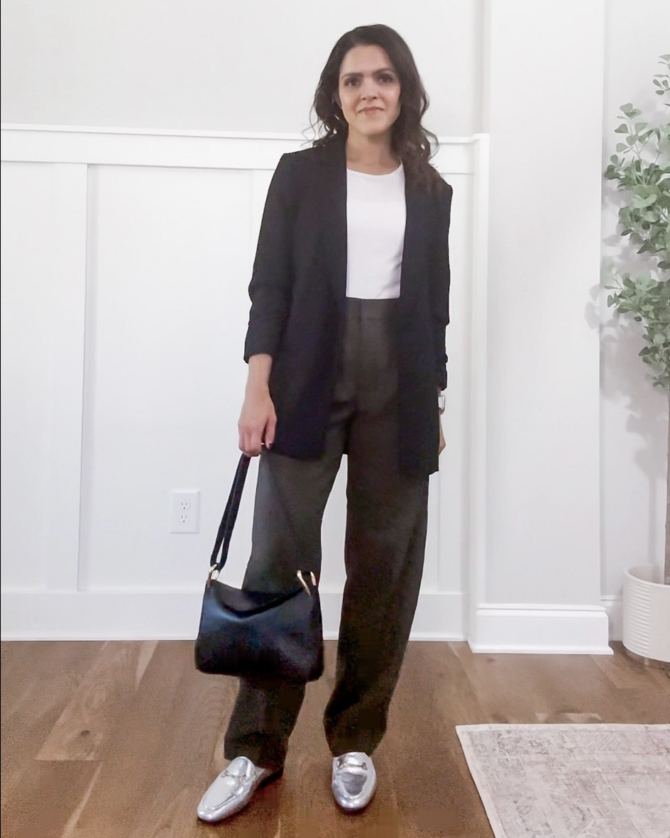 Monthly outfit planner OCTOBER: Planner to Person: Fall outfits | barrel pant, olive pant, metallic flats, blazer, crewneck sweater 

#falloutfit #classicstyle #casualstyle 

Image inspo credit: Pinterest


#LTKStyleTip