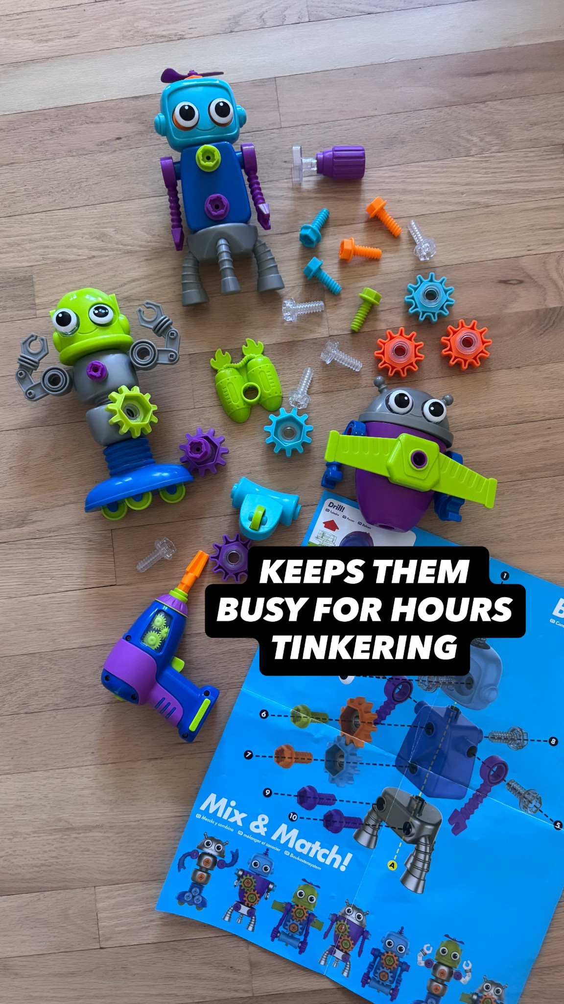 Robot built kit stem toy boys toys toddler toy birthday gift ideas for kids 

#LTKHome #LTKKids #LTKmomlife
