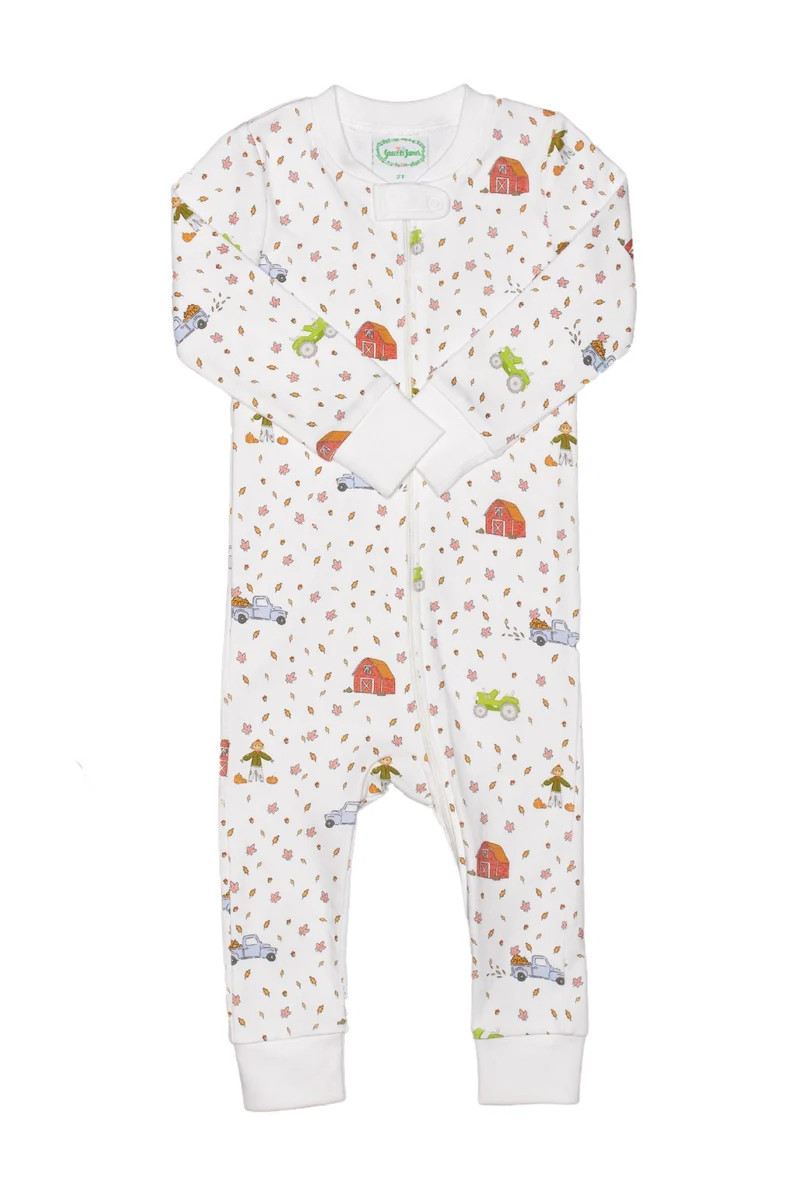 Fall Harvest Loungewear Onesie | Grace and James Kids