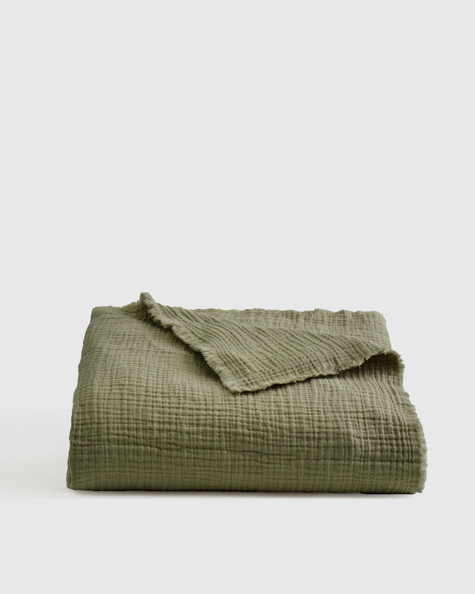 Organic Airy Gauze Throw | Quince