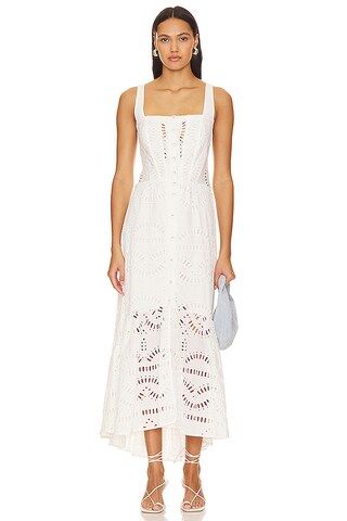 Charo Ruiz Ibiza Nissy Maxi Dress in White Samoa from Revolve.com | Revolve Clothing (Global)