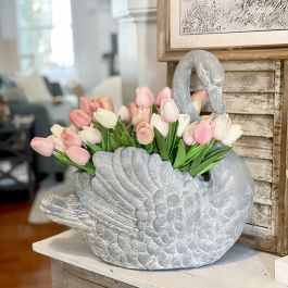 Classic Swan Planter | Antique Farm House