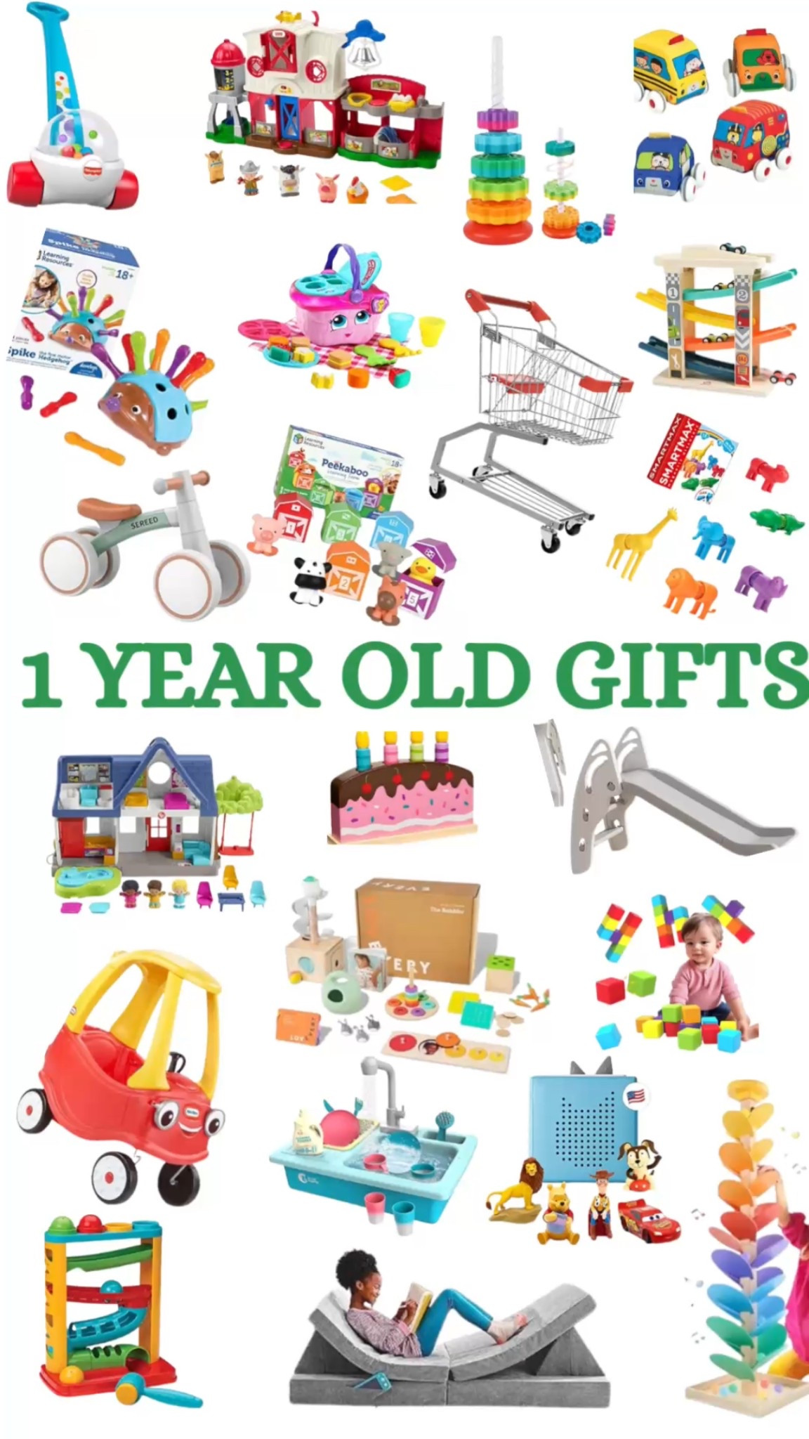 My baby is about to turn 1 and this is such a fun age to buy for!!! I love to buy some things that are perfect for him now, some that will be great in 6 months, and then toys that will grow with him!

#1yearoldgift #1yearoldtoys #toddlertoys #giftguide #1yearoldgiftguide #toddlergiftguide

#LTKKids #LTKBaby #LTKGiftGuide