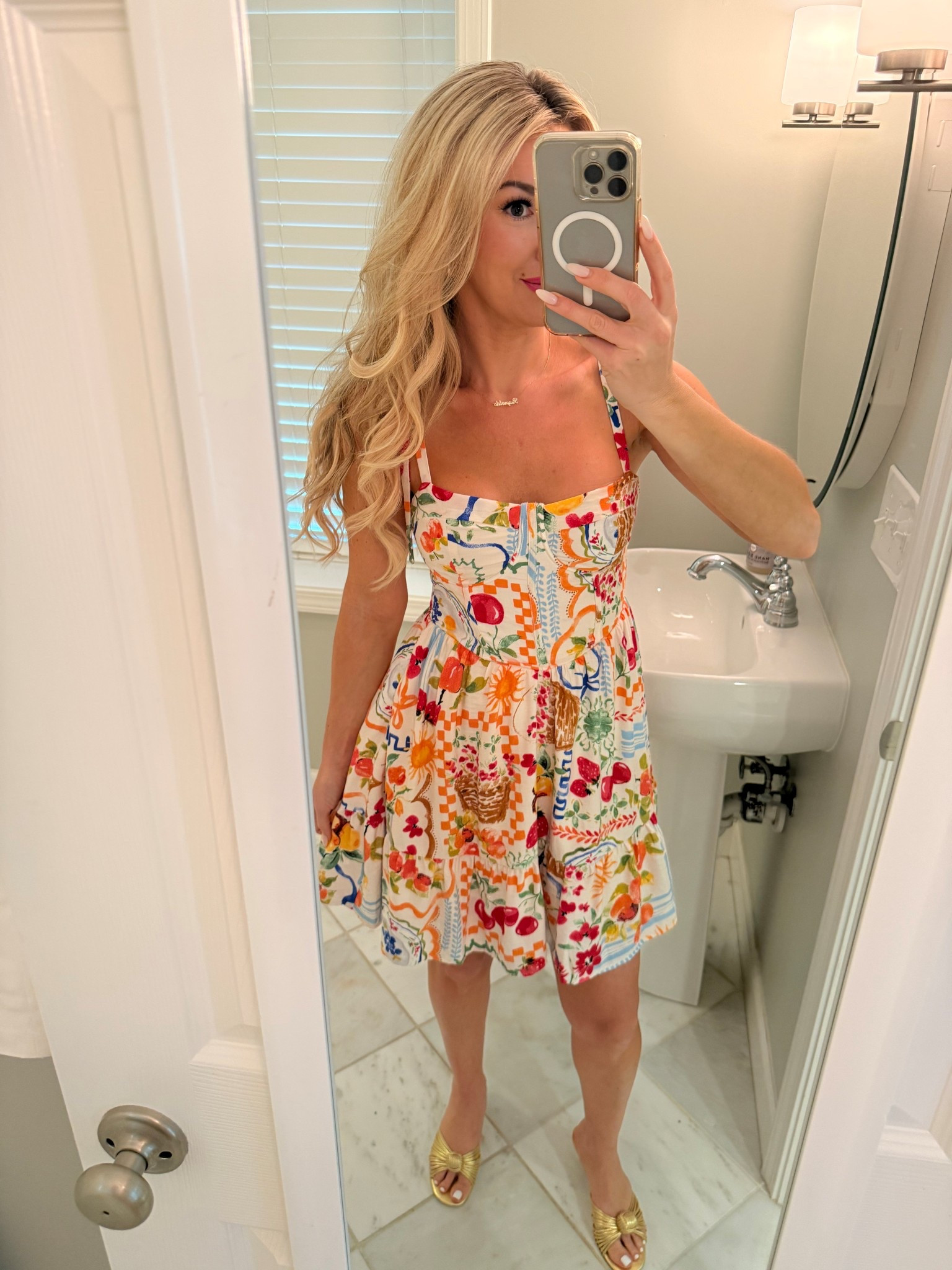 Cute picnic dress. Great for any spring or summer outing. Wearing size small. It fits tts. Use code KRISTYSAVE40 for 40% off your order now through 4/27/26. 


#LTKOver40 #LTKootd #LTKSeasonal