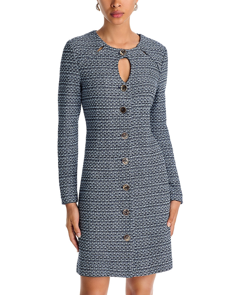 Misook x Lani Lynn Keyhole Cutout Tweed Knit Sheath Dress | Bloomingdale's (US)