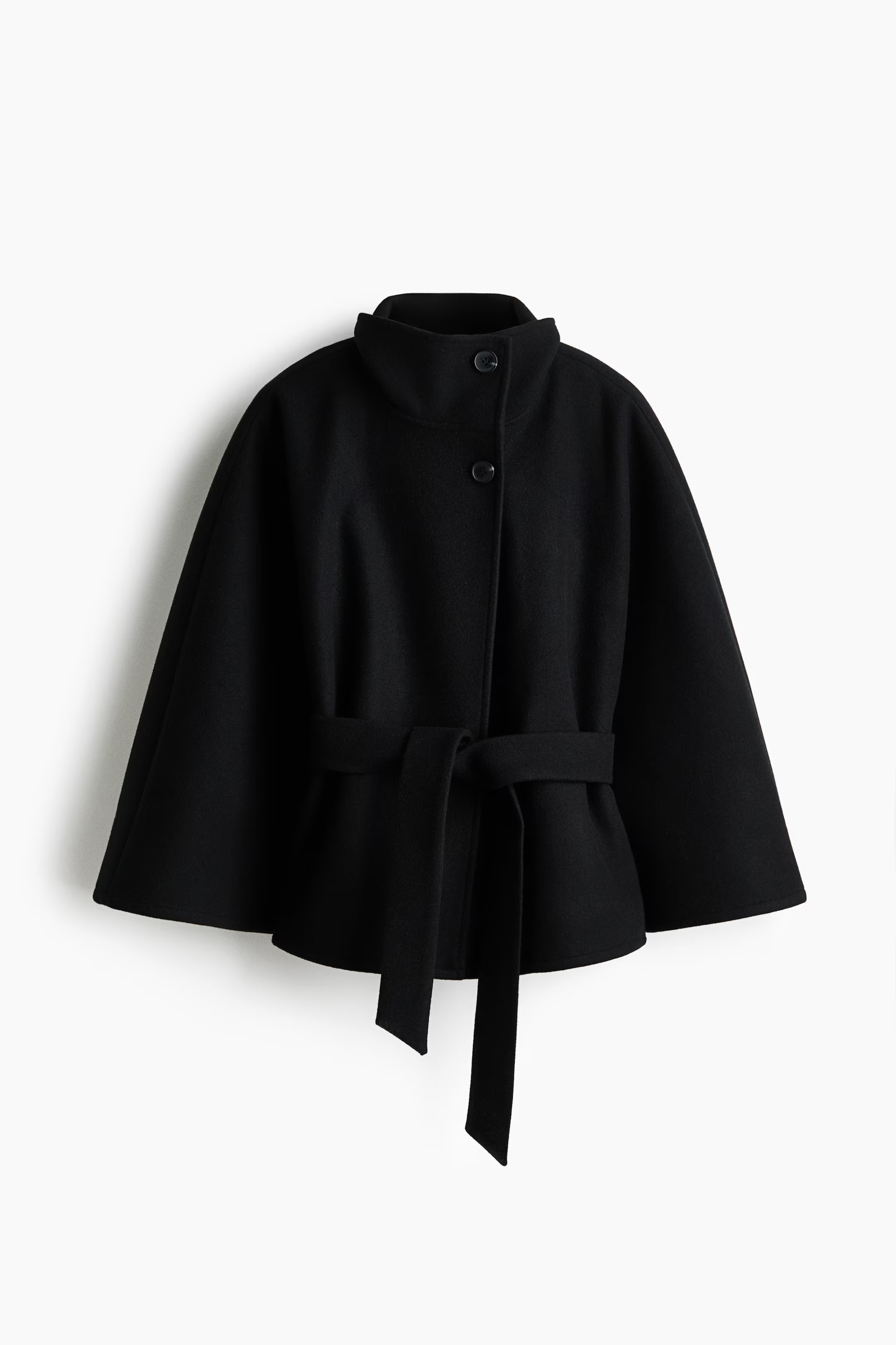 Belted cape coat | H&amp;M (UK, MY, IN, SG, PH, TW, HK)
