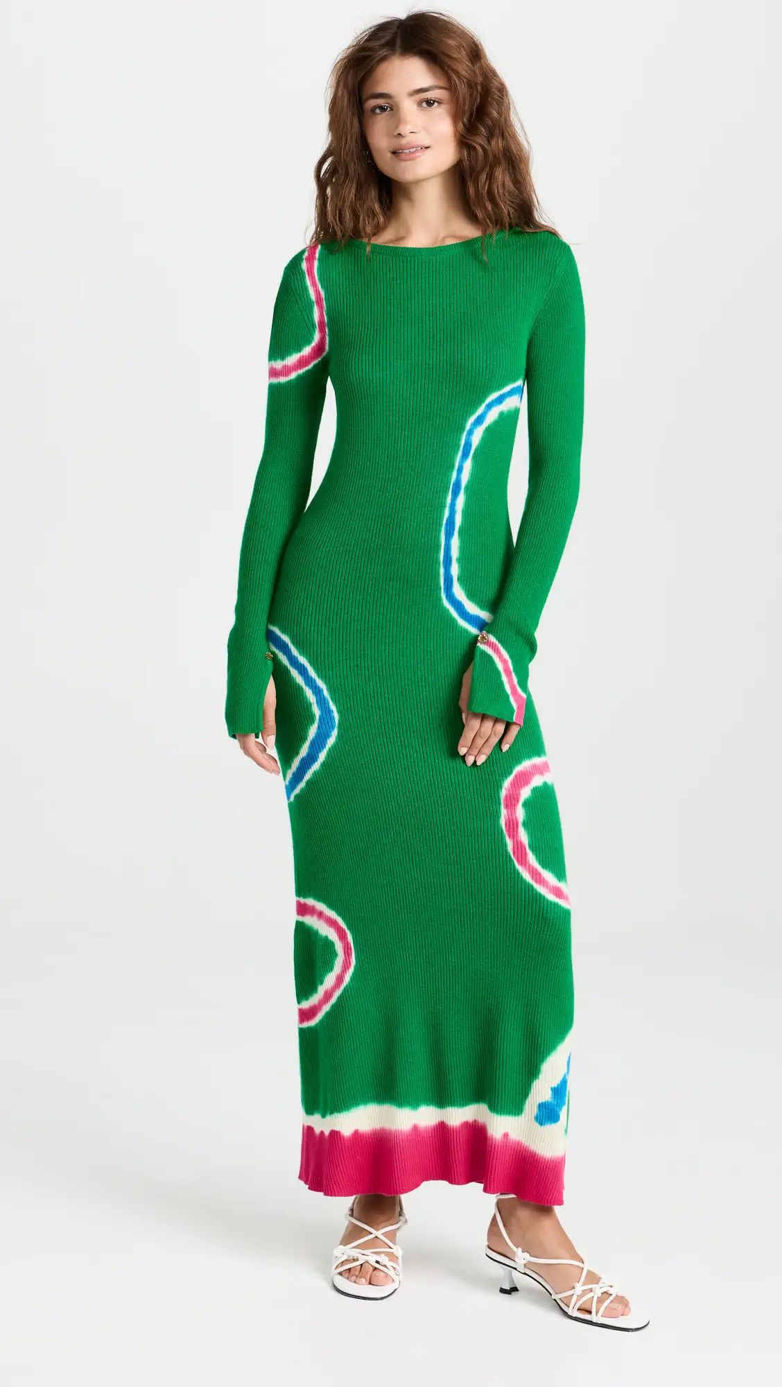 Prabal Gurung Tie Dye Long Sleeve Knit Dress | Shopbop | Shopbop
