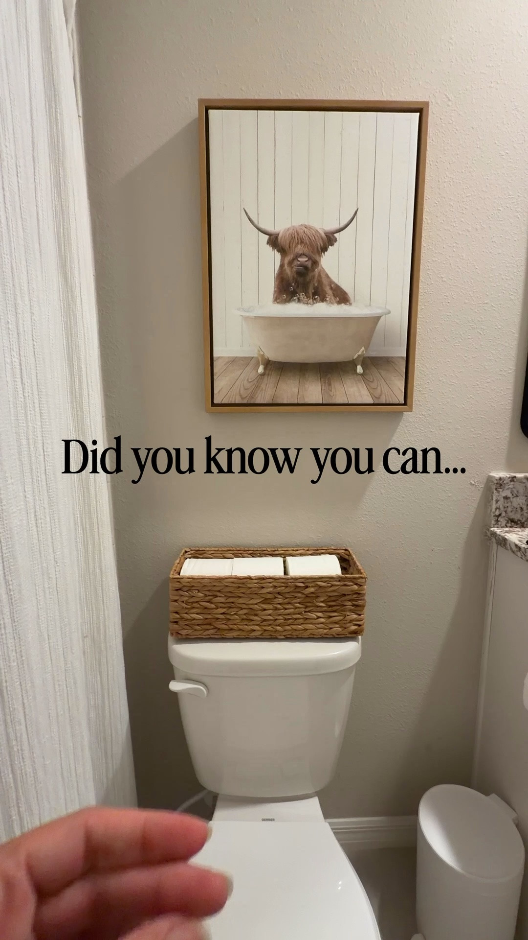 Elevated bathroom upgrade 🙌

People are always surprised when I say this… but yes, you can change your toilet handles. 

It’s a super quick DIY and one of those small changes that makes a big difference.

#LTKHome