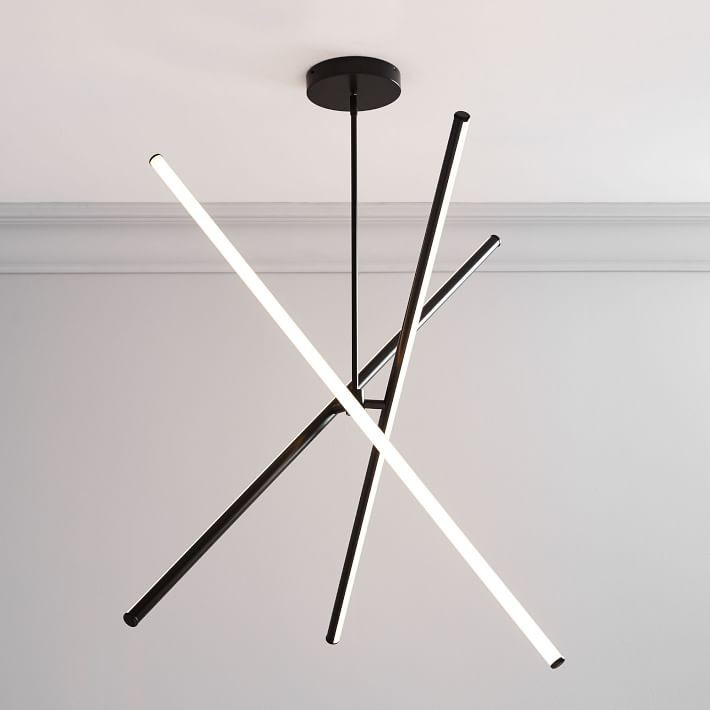 Light Rods LED Chandelier | West Elm (US)