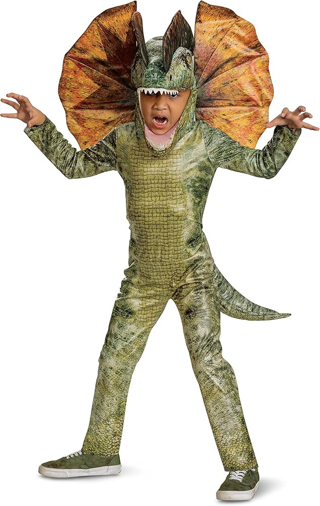 Jurassic World Dilophosaurus Deluxe Toddler/Kid's Costume | Amazon (US)
