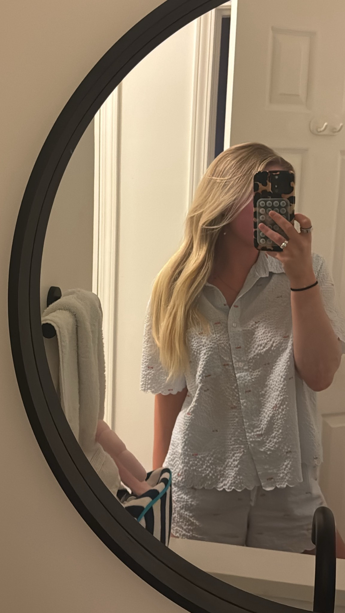 The cutest pajamas for summer! Seersucker baby blue stripe with embroidered fish! Love a great Target find under $50!

#LTKU #LTKFindsUnder50 #LTKStyleTip
