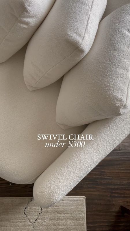 This Walmart home swivel chair is not only beautiful but affordable too. It now comes in three colors. Which is your favorite? 

#LTKVideo #LTKFindsUnder100 #LTKHome