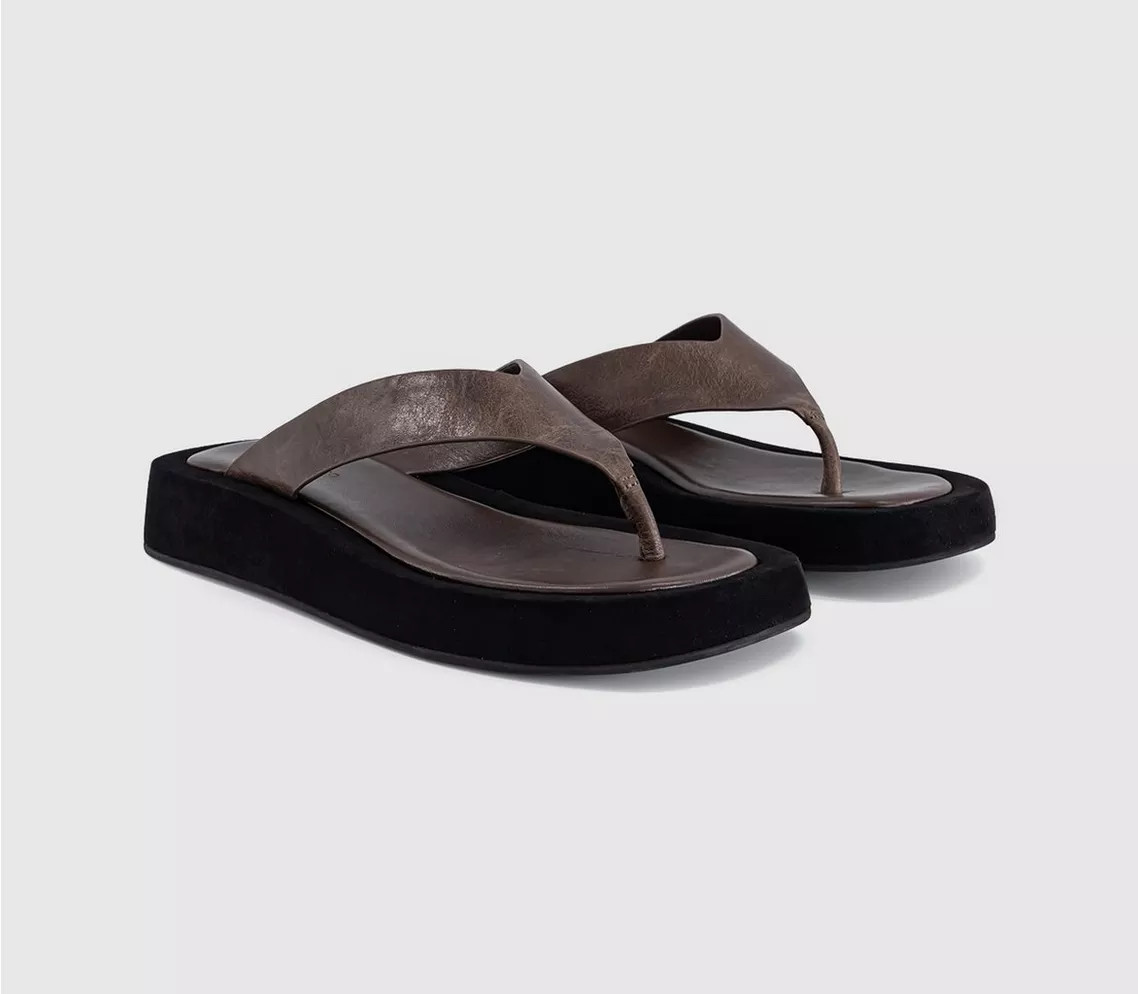 Tony Bianco Ives Sandals Chocolate Vintage - Women\u2019s Sandals | Office Shoes (UK)