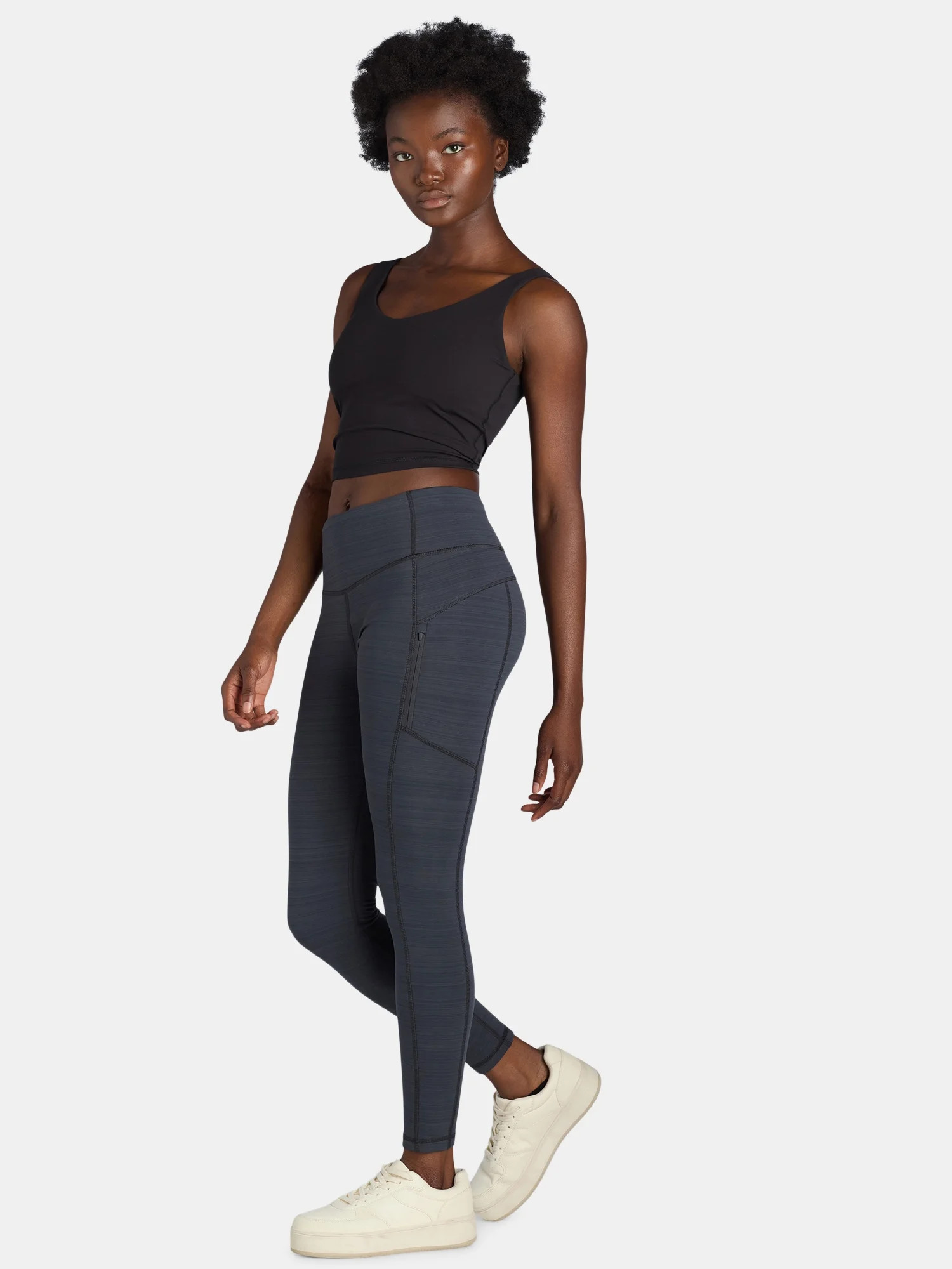 Avia Women's Outdoor Leggings with Side Zip Pockets, Sizes XS-XXXL - Walmart.com | Walmart (US)