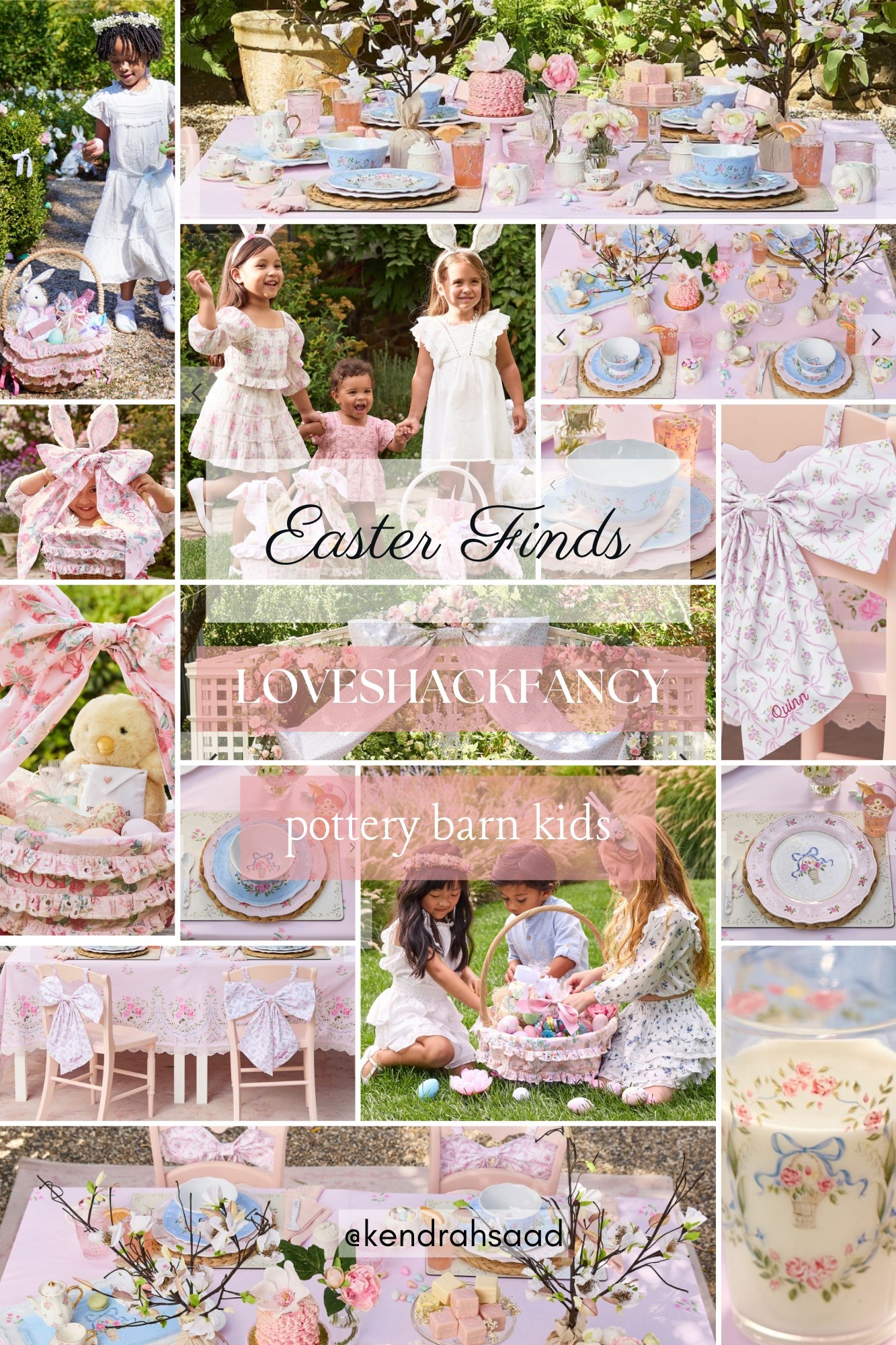 LoveShackFancy x Pottery Barn Kids Easter Finds You’ll Adore! 🌸🐰✨ Order by Friday to get them in time for Easter which is just around the corner! If you’re looking to elevate your holiday décor with the sweetest floral and pastel touches, LoveShackFancy x Pottery Barn Kids has you covered! 

From whimsical table settings to adorable basket accessories, these curated finds will make your Easter celebrations picture-perfect. Plus, many of these picks are on clearance—so grab them before they’re gone!

🌿 Elegant Easter Table Decor

✔️ LoveShackFancy Easter Tablecloth – ($94.99, was $119.50)
✔️ LoveShackFancy Easter Charger – ($7.99, was $10.50)
✔️ LoveShackFancy Easter Plate – ($6.99, was $9.50)
✔️ LoveShackFancy Easter Bowl – ($5.99, was $8.50)
✔️ LoveShackFancy Easter Cork Placemat – ($9.99, was $14.50)
✔️ LoveShackFancy Easter Tumbler – ($5.99, was $7.50)

🎀 Charming Easter Basket Accessories

✔️ LoveShackFancy Easter Basket Handle Bows – ($15)
✔️ LoveShackFancy Cabbage Rose Basket Liners & Bow – ($34.50)
✔️ LoveShackFancy White Bunnies Basket Liners & Bow – ($39.50)
✔️ LoveShackFancy Bunny Ears – ($18.99–$24.50, was $24.50)

🐰 Must-Have Easter Decor & Gifts

✔️ LoveShackFancy Easter Bow Chairbacker – ($18.99, was $24.50)
✔️ Peter Rabbit™ Flopsy™ Bunnies Lit Panorama Egg – ($54.99, was $69.50)
✔️ Rifle Paper Co. Easter Ceramic Divided Candy Holder – ($39.99, was $69.50)
✔️ Sherpa Plush Bunny – ($29)

Create the Easter tablescape of your dreams and make magical memories with these LoveShackFancy Easter finds before they sell out! 🌷✨

🔗 Shop now & save before Easter! 🛍️ #LoveShackFancy #EasterDecor #SpringTablescape #PotteryBarnKids #LTKFamily 


#LTKHome #LTKKids #LTKSeasonal