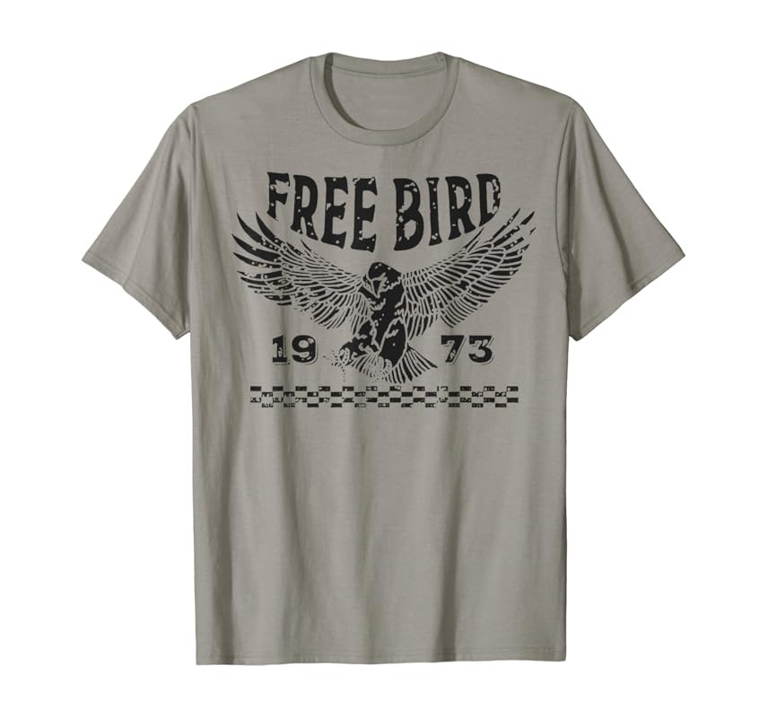 Free Bird Fiery Gift For Music Lovers T-Shirt | Amazon (US)