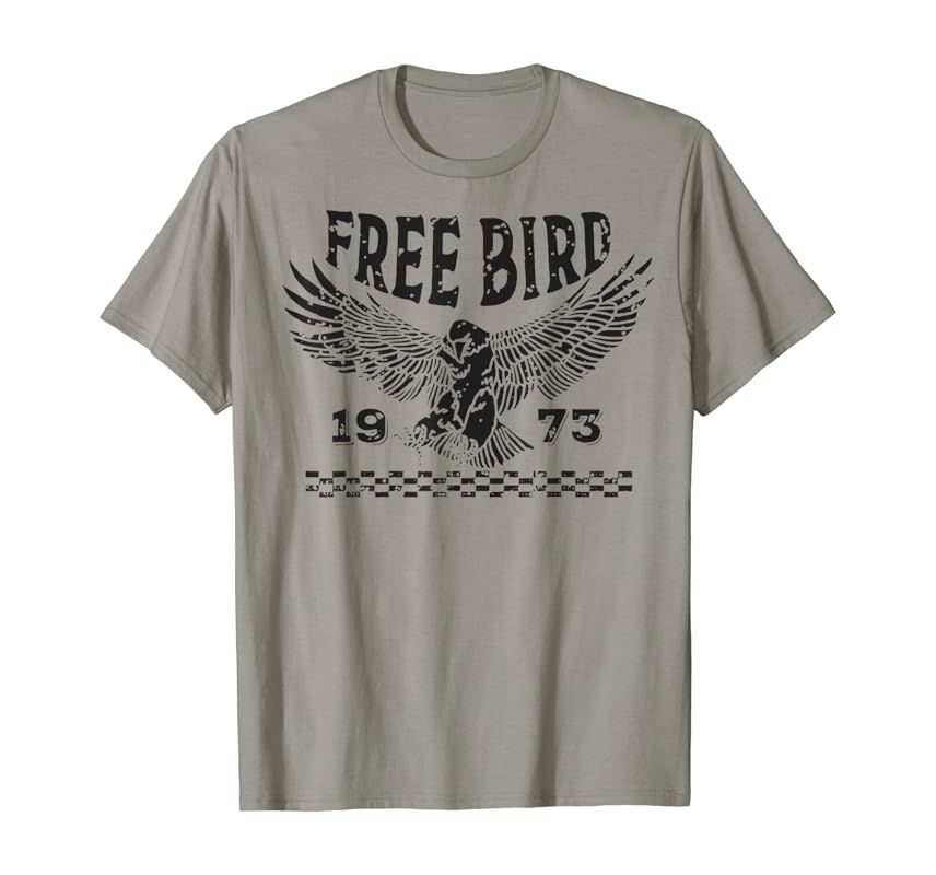 Free Bird Fiery Gift For Music Lovers T-Shirt | Amazon (US)
