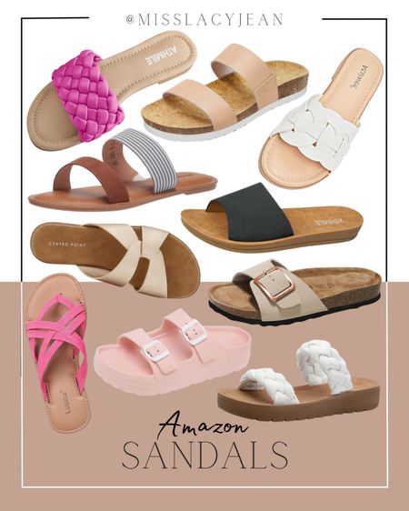 Amazon sandal finds for spring and summer!

Slide sandals, casual sandals, summer finds, pink sandals, white sandals, black sandals 

#LTKfindsunder50 #LTKstyletip #LTKshoecrush