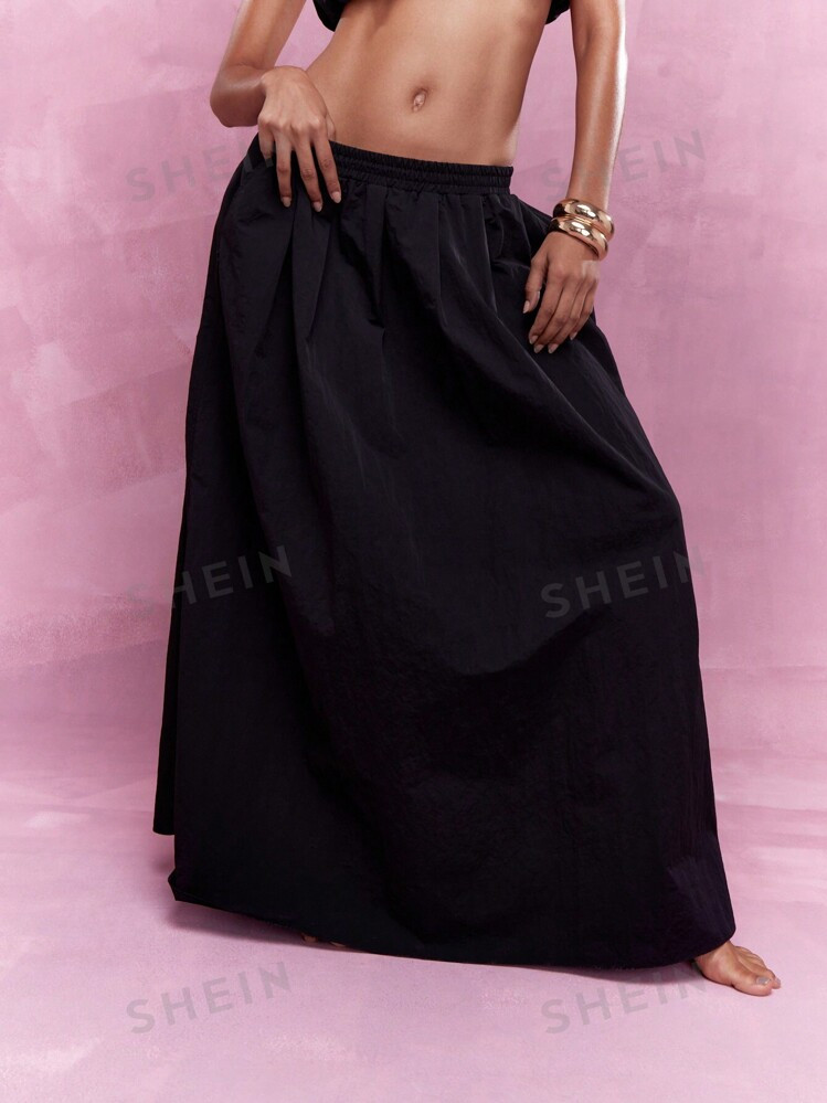 MISSGUIDED Pleated Fluffy Maxi Skirt | SHEIN USA | SHEIN