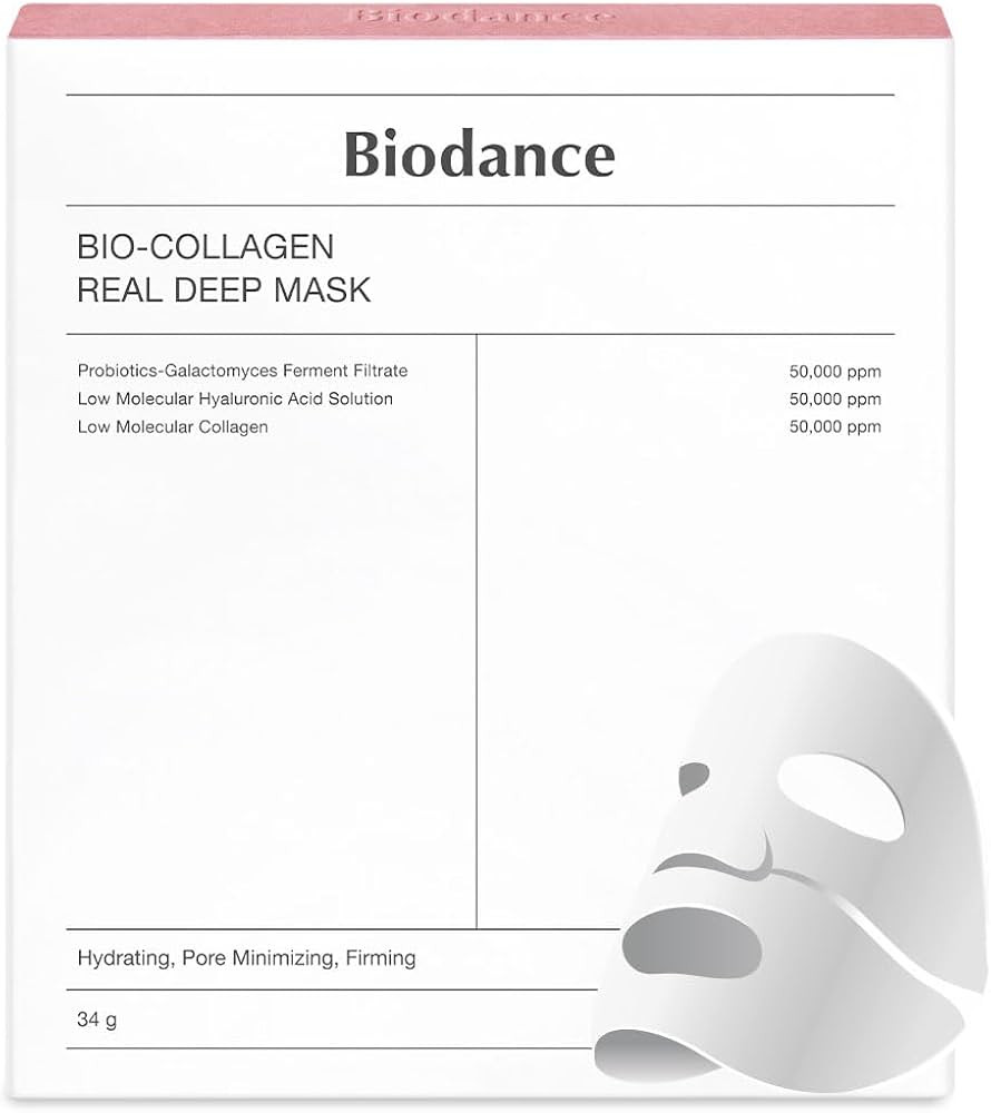 BIODANCE Bio-Collagen Real Deep Mask, Hydrating Overnight Mask, Pore Minimizing, Elasticity Impro... | Amazon (US)