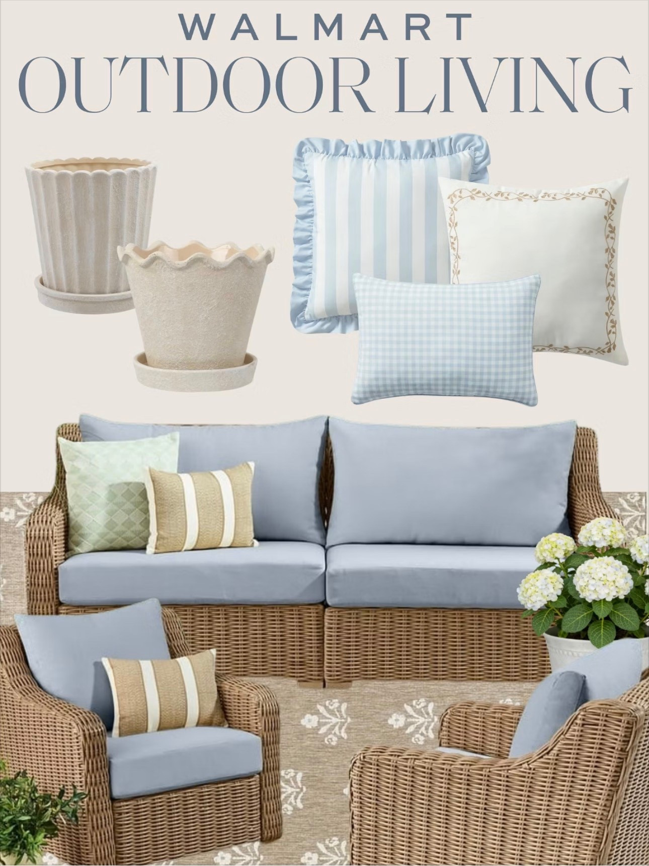 Elevate your outdoor space with these coastal inspired pieces. I have a feeling these Walmart finds won’t stay in stock long!  

#LTKHome #LTKSpringSale #LTKSeasonal