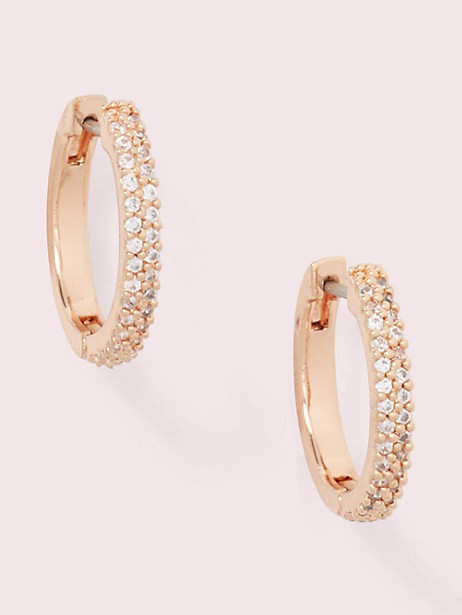 save the date pavé huggies | Kate Spade (US)