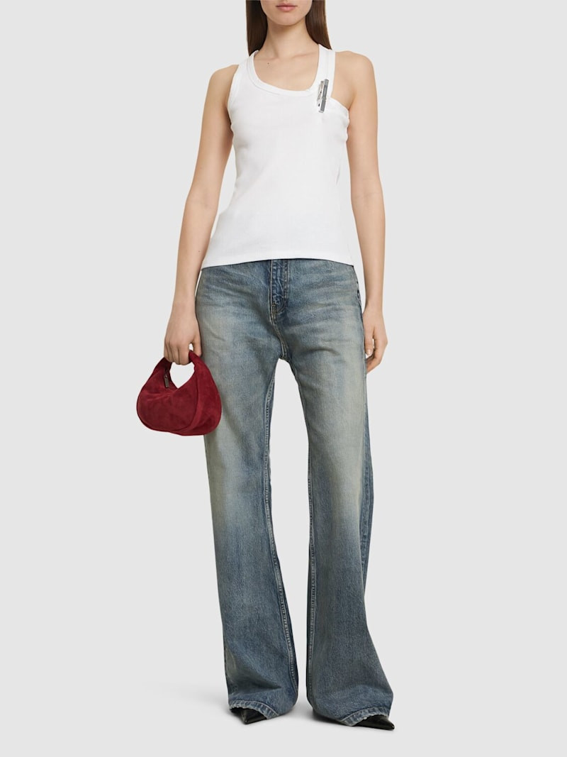 Washing clip rib tank top | Luisaviaroma