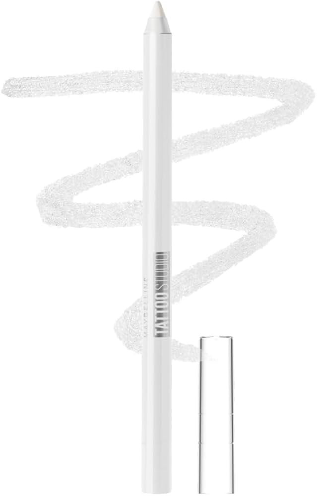 Maybelline New York TattooStudio Long-Lasting Sharpenable Eyeliner Pencil, Glide on Smooth Gel Pi... | Amazon (US)