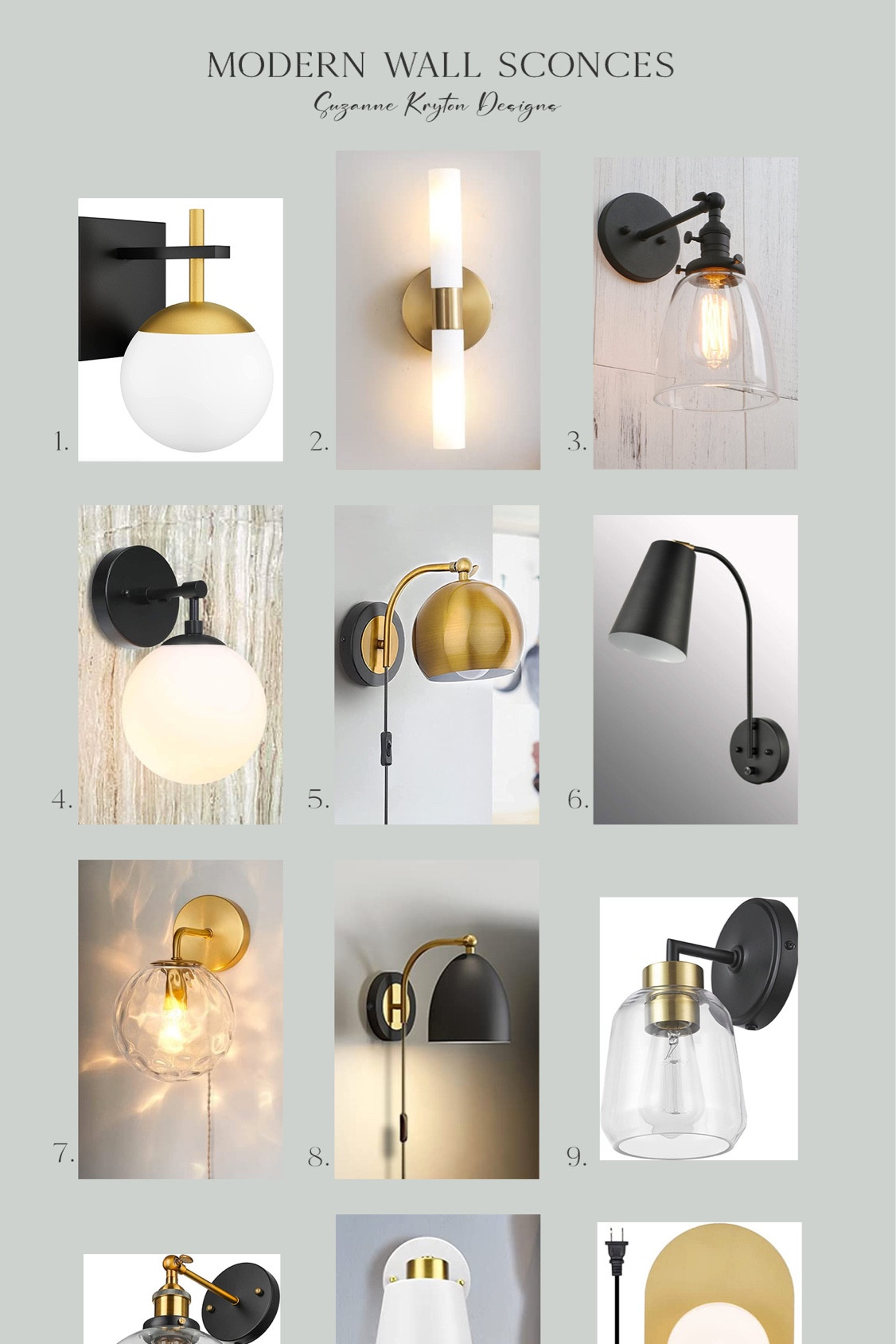 Modern wall sconces to brighten up any room! I’ve rounded up the best for you! #lighting #lightguide #wallsconces

#LTKhome #LTKunder100 #LTKFind