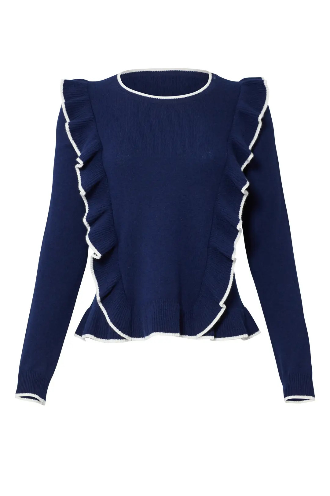 Draper James Nora Ruffle Sweater | Rent The Runway