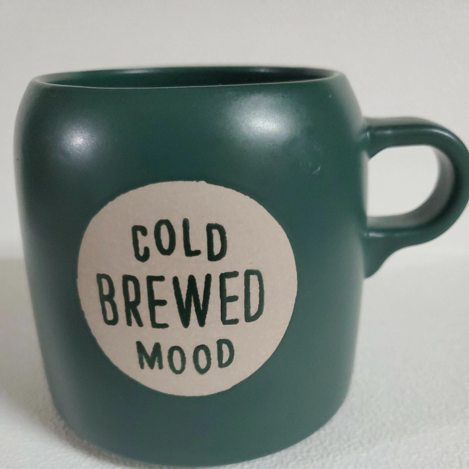 Stoneware Coffee Mug Cup Project 62 Cold Brewed Mood Dark Green Kitchen Gift EUC | eBay | eBay US