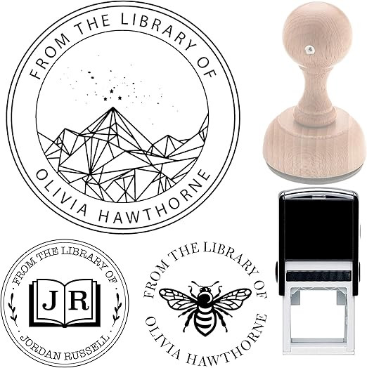 Acotar Velaris Library Book Name Stamp Book from The Library of This Belongs to Personalized Self... | Amazon (US)