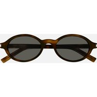 Saint Laurent Jeanne Oval-Frame Acetate Sunglasses | Coggles (Global)